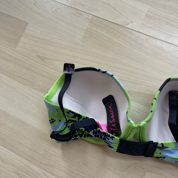 NEW La Senza Trocial Floral AOP Summer Remix Cotton Lightly Lined Demi Bra - Picture 9 of 15